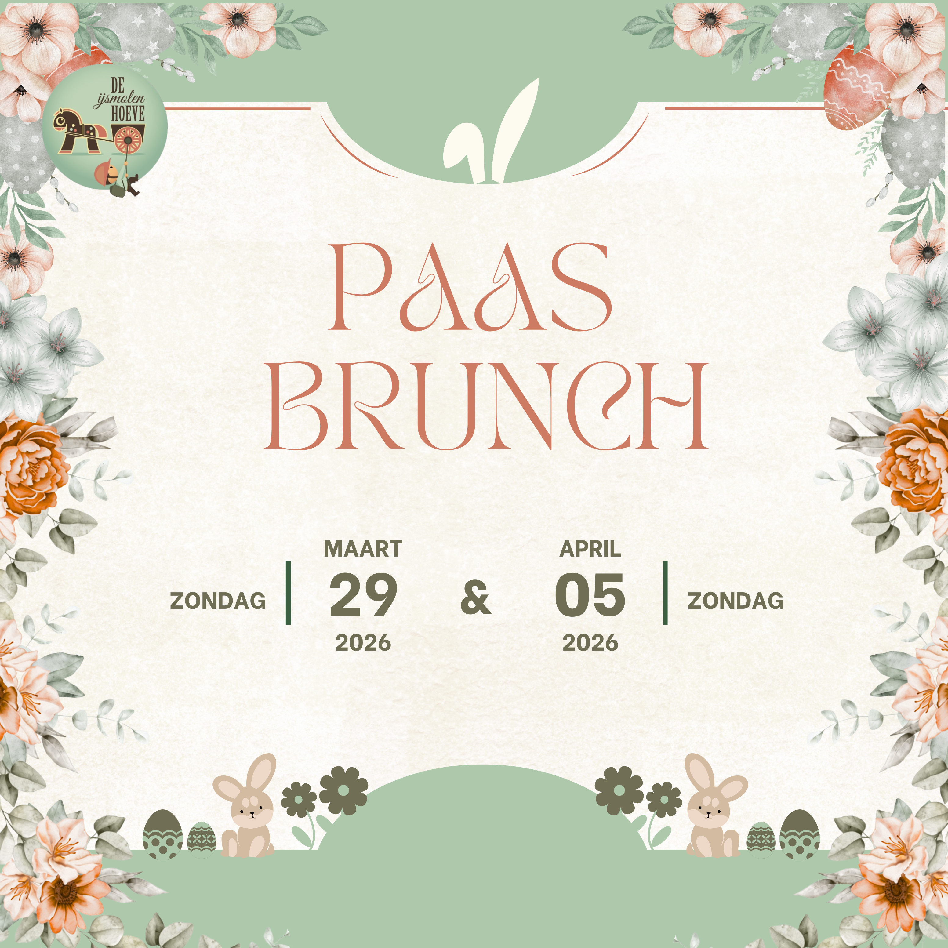 Paasbrunch en Paaseierenzoektocht!